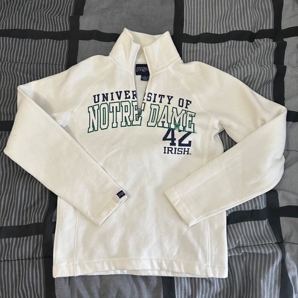 Notre Dame Quater 1/4 Zip Pullover Jansport Size Small